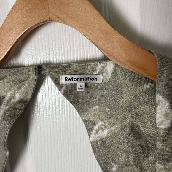 Reformation Cora Linen Top 4 - Picture 5 of 7